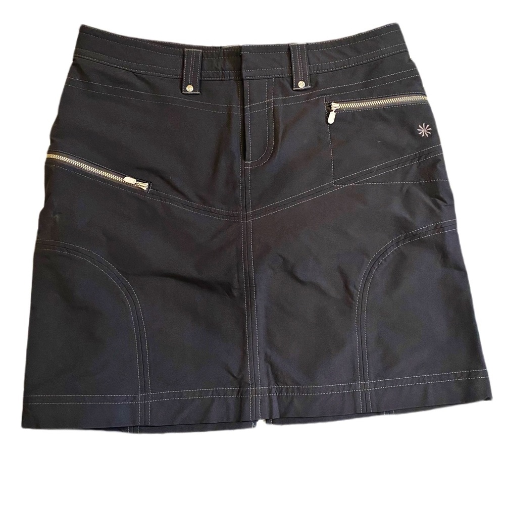 Athleta black sport skirt large 19""